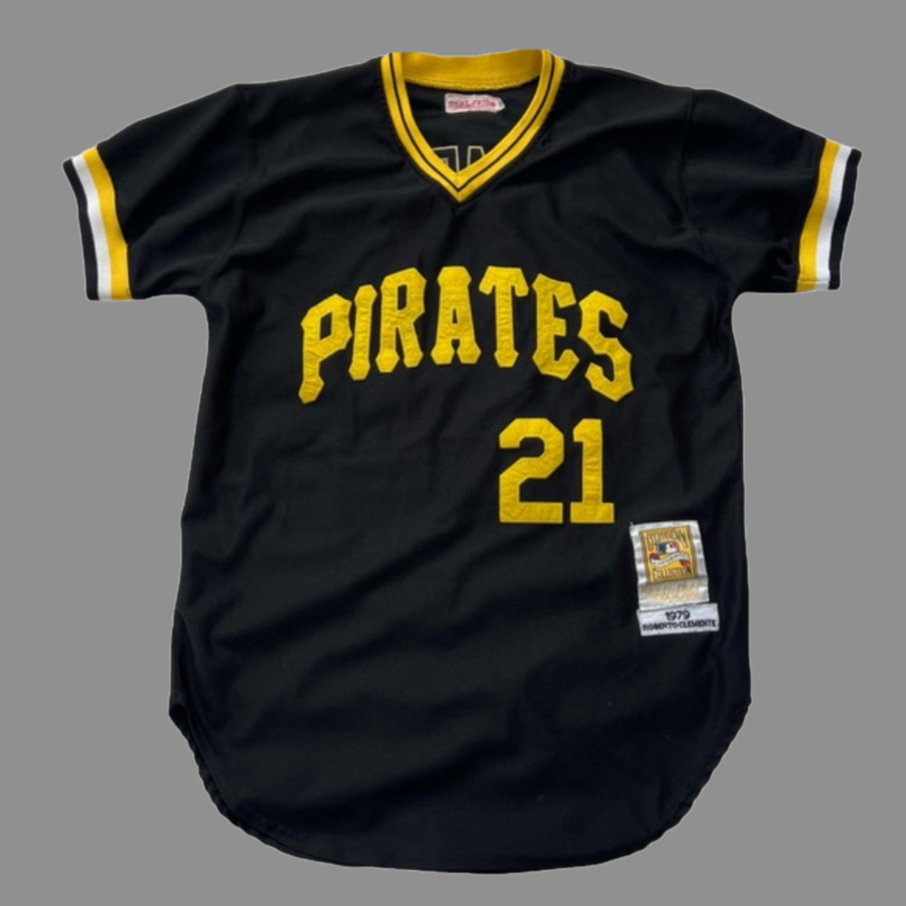 Roberto Clemente Pittsburgh Pirates ‘79 Vintage Mitchell & Ness Baseball Jersey